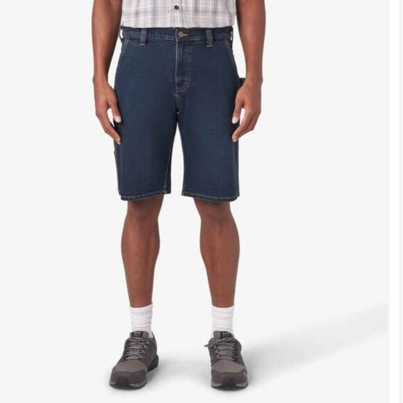 Dickies Relaxed Denim Utility Shorts Cotton Size 36 - Picture 1 of 13